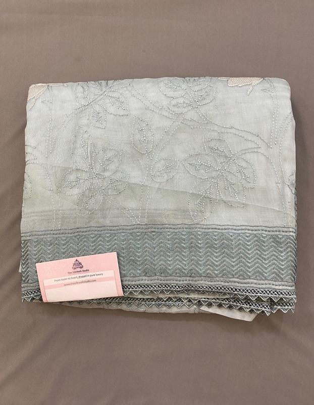 Daisy - Super Net Organza in Thread Embroidery SWS166