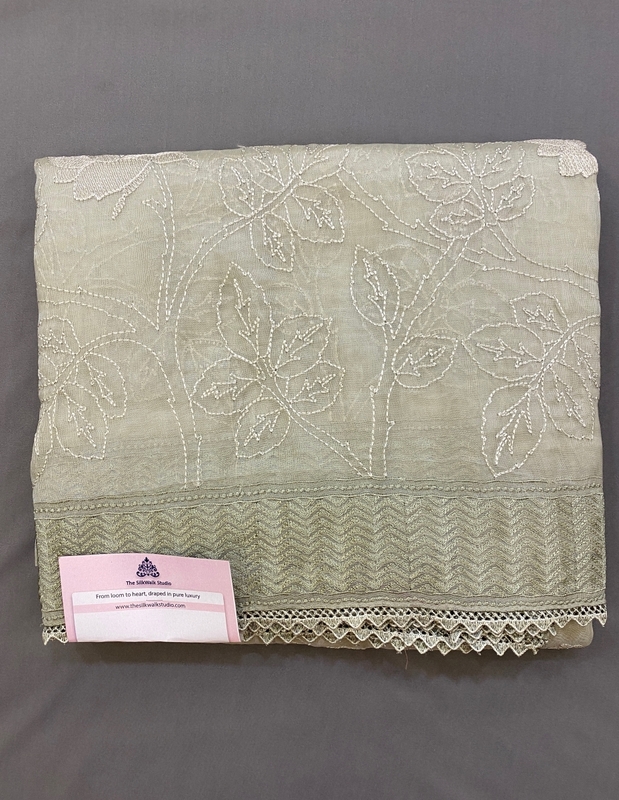 Daisy - Super Net Organza in Thread Embroidery SWS166