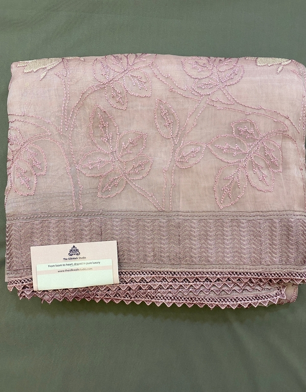 Daisy - Super Net Organza in Thread Embroidery SWS166