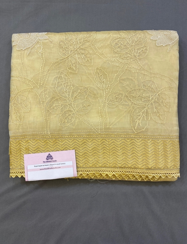 Daisy - Super Net Organza in Thread Embroidery SWS166