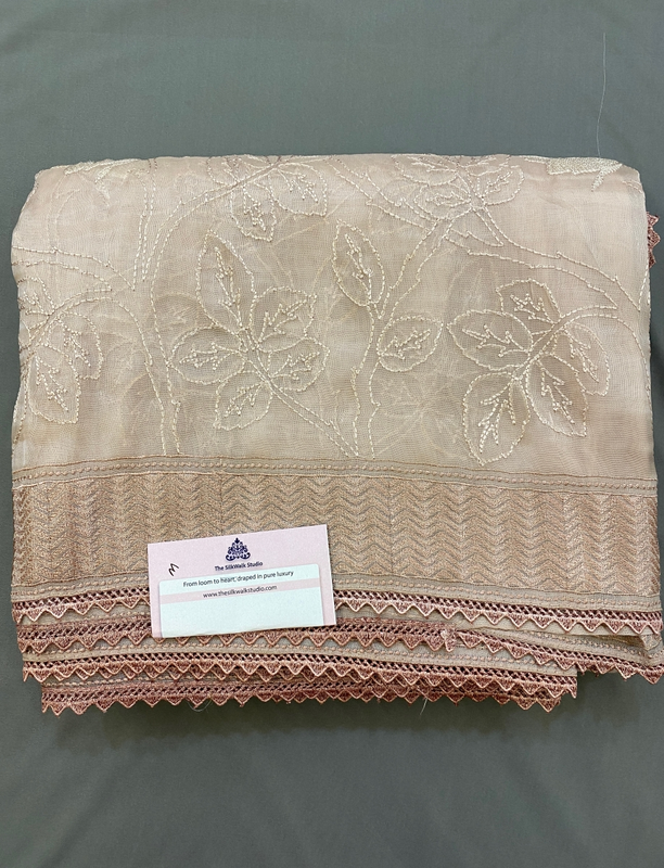 Daisy - Super Net Organza in Thread Embroidery SWS16