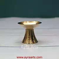 Round Pooja NNS Deepak Brass Diya