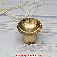 Round Pooja NNS Deepak Brass Diya