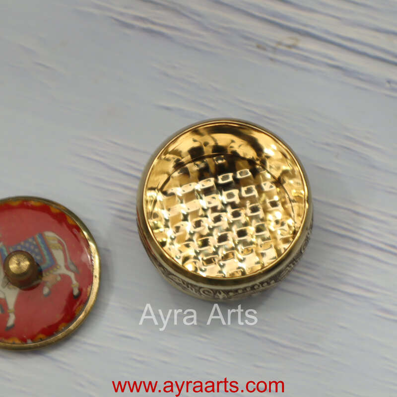 Kum Kum Round Cow Printed - 1.5 Inch Length