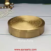 Pure Brass Masala Box Spice Storage Organizer For Everyday Kitchen Use