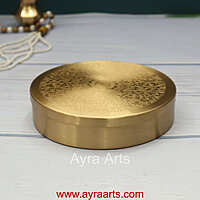 Pure Brass Masala Box Spice Storage Organizer For Everyday Kitchen Use