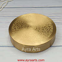 Pure Brass Masala Box Spice Storage Organizer For Everyday Kitchen Use