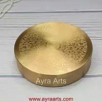 Pure Brass Masala Box Spice Storage Organizer For Everyday Kitchen Use