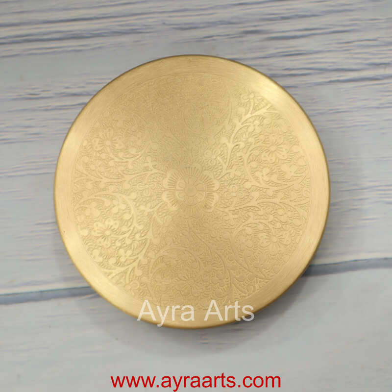 Pure Brass Masala Box Spice Storage Organizer For Everyday Kitchen Use