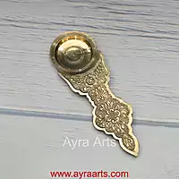 Brass Karpoora Aarti Camphor Burner Spoon for Pooja & Mandir Use