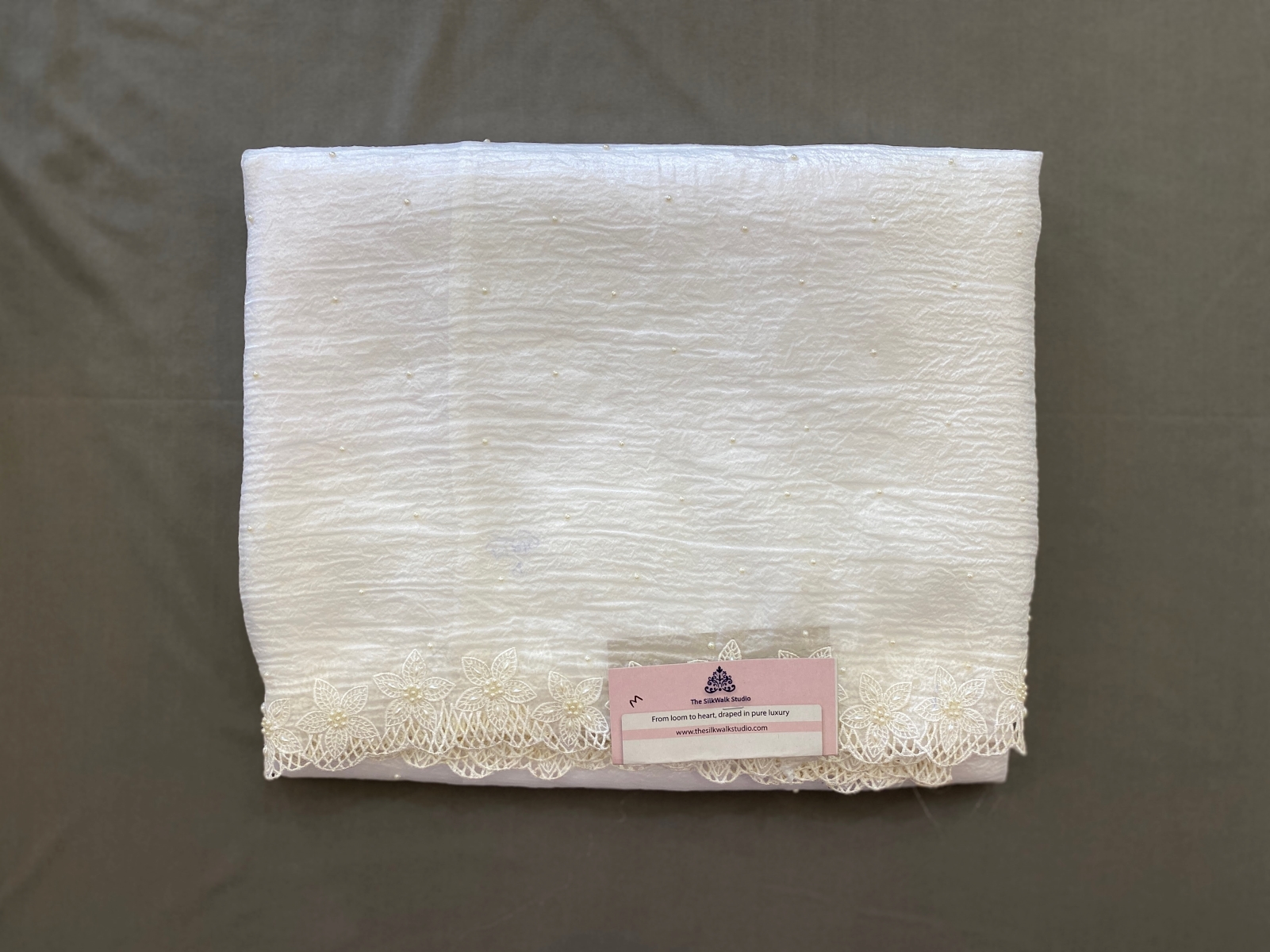 Rachel - The Crush Organza Saree in Bead Work SWS192