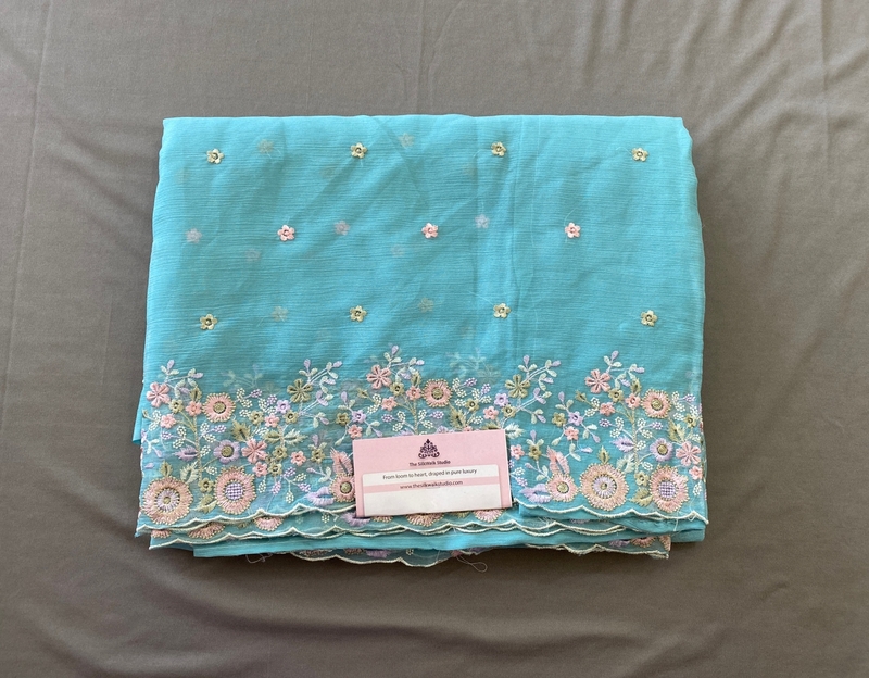 Rachel - The Crush Organza in Thread Embroidery SWS190