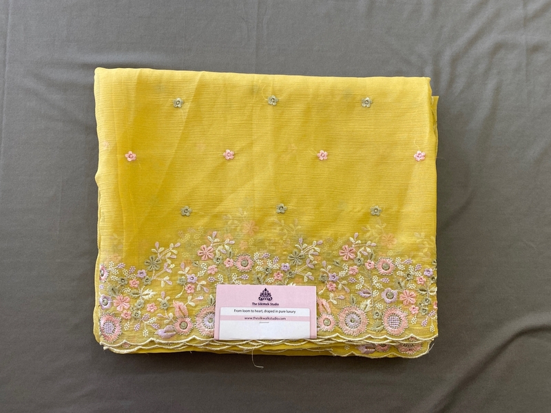 Rachel - The Crush Organza in Thread Embroidery SWS190