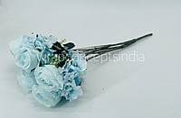 Rose & Hydrangea Bunch Tall - Ivory