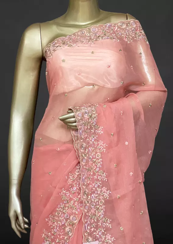 Rachel - The Crush Organza in Thread Embroidery SWS190