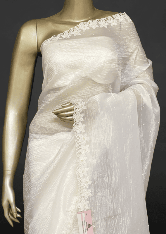 Rachel - The Crush Organza Saree in Bead Work SWS192