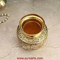 Premium Handmade Brass Kalash Karwachauth Pooja Lota