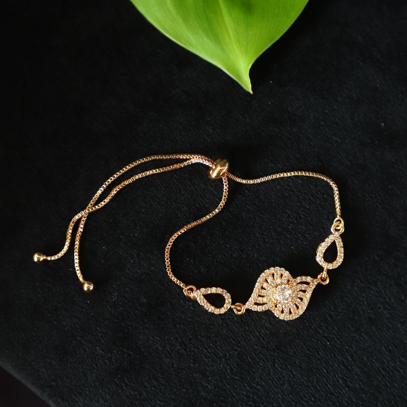 OVAL SHAPE ROSE GOLD BRACELET