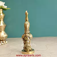 Brass Peacock Decor - 7 Inch Height