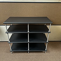 VAC - 4 Shelf Double Width - 44” x 20” AV Rack V2 - Black - AVR-4S-2CV2 VAC - 4 Shelf Double Width - 44” x 20” AV Rack V2 - Black - AVR-4S-2CV2
