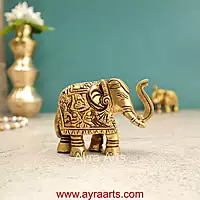 Brass Elephant 2.5 Inch Height
