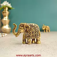 Brass Elephant 2.5 Inch Height