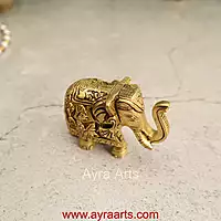 Brass Elephant 2.5 Inch Height