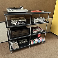 VAC - 4 Shelf Double Width - 44” x 20” AV Rack V2 - Black - AVR-4S-2CV2 VAC - 4 Shelf Double Width - 44” x 20” AV Rack V2 - Black - AVR-4S-2CV2