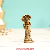 Brass Vishnu Murthi Idol - 4 Inch Height