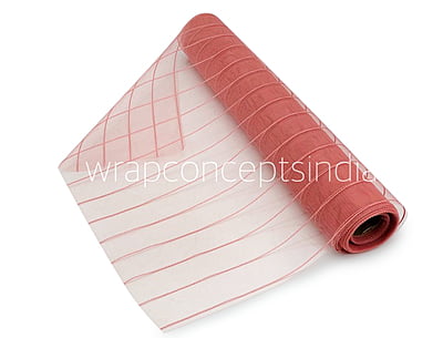 Net Roll Self Stripes - Neutrals Net Roll Self Stripes - Neutrals