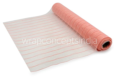 Net Roll Self Stripes - Neutrals Net Roll Self Stripes - Neutrals