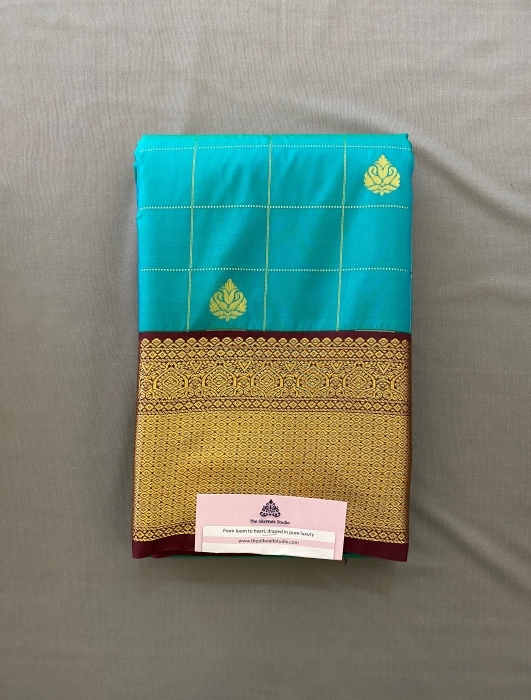 Aradhana - The Semi Silk Saree (Checks) 20742