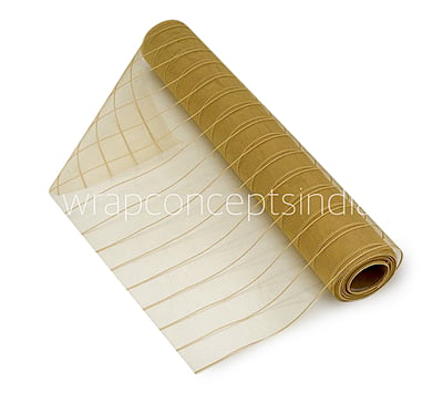 Net Roll Self Stripes - Neutrals Net Roll Self Stripes - Neutrals