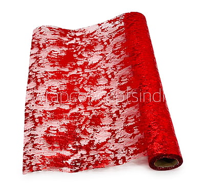 Red Foil Organza Roll