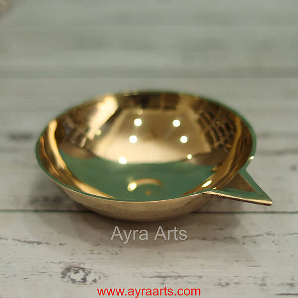 Brass Plain Agal Diya Deepam Vilakku