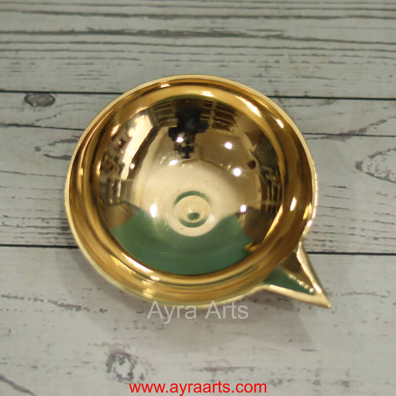 Brass Plain Agal Diya Deepam Vilakku