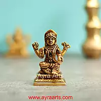 Brass Balambigai Balambika Bala Tripura Sundari Idol - 3 inch Height