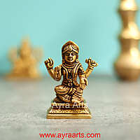 Brass Balambigai Balambika Bala Tripura Sundari Idol - 3 inch Height