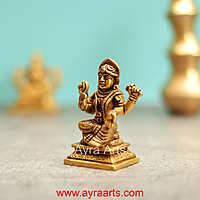 Brass Balambigai Balambika Bala Tripura Sundari Idol - 3 inch Height