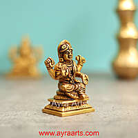 Brass Balambigai Balambika Bala Tripura Sundari Idol - 3 inch Height