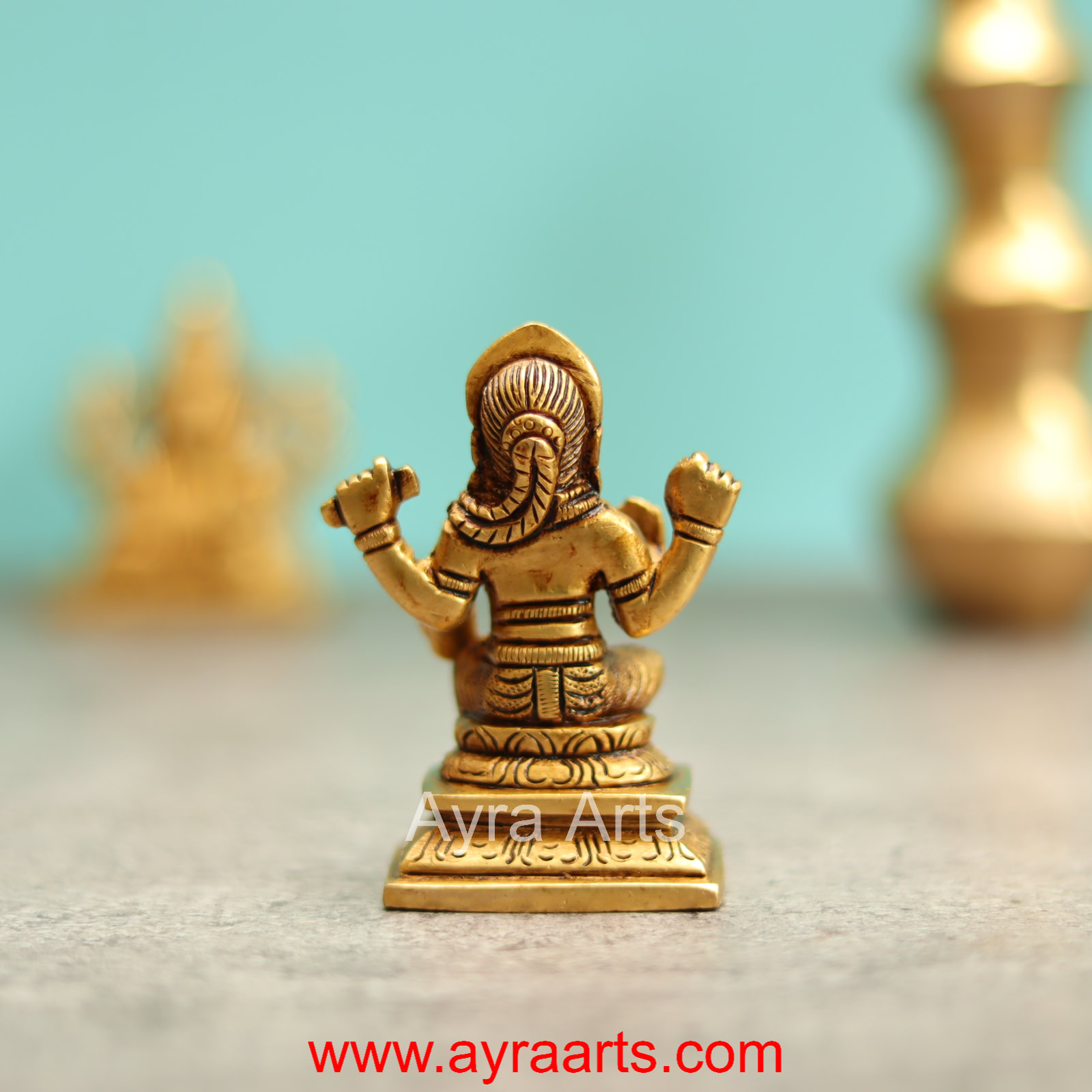 Brass Balambigai Balambika Bala Tripura Sundari Idol - 3 inch Height