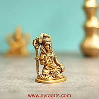 Brass Shiva Idol - 3 Inch Height