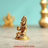 Brass Shiva Idol - 3 Inch Height