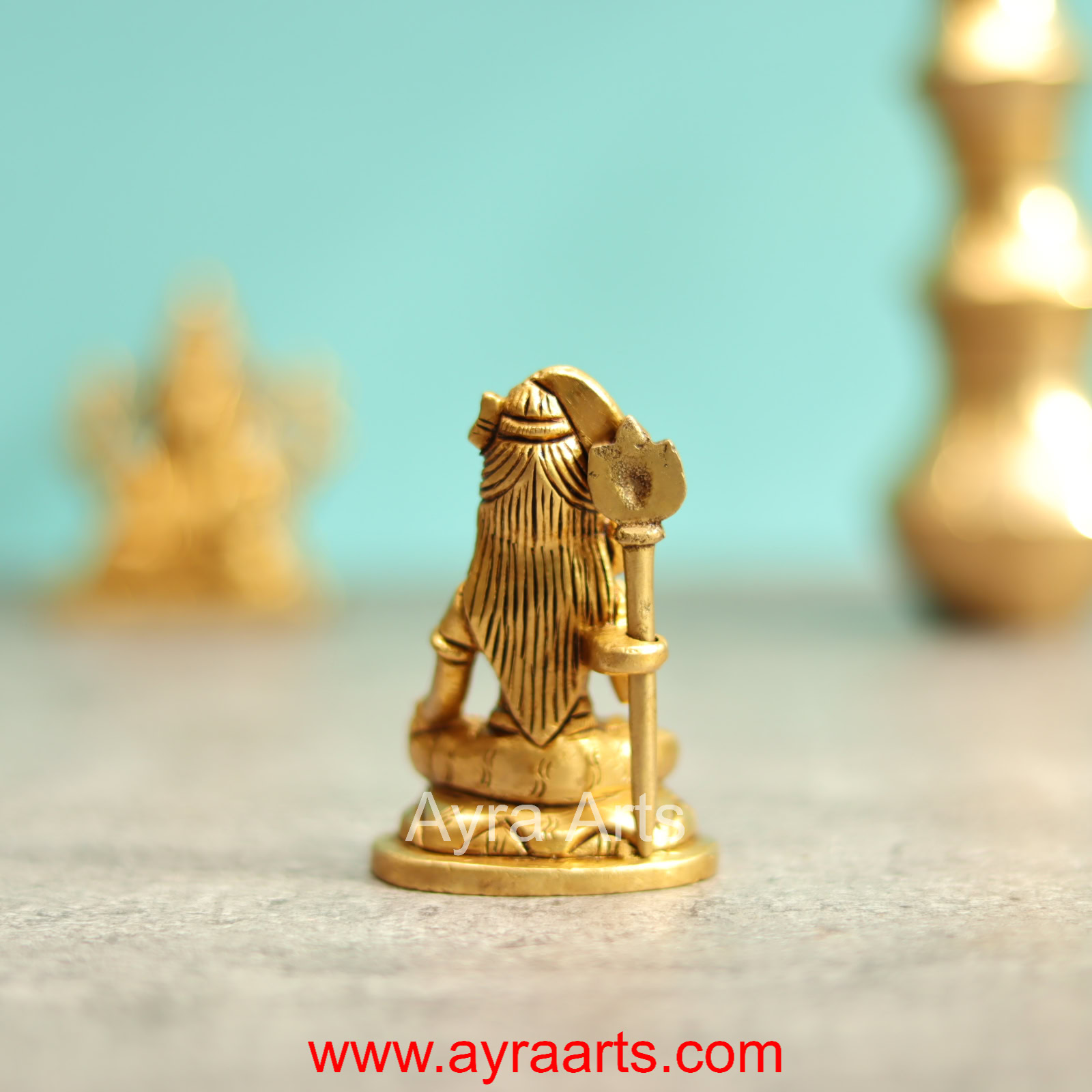 Brass Shiva Idol - 3 Inch Height