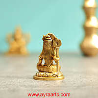 Brass Shiva Idol - 3 Inch Height