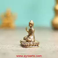 Premium Brass Buddha Idol - 2 Inch Height