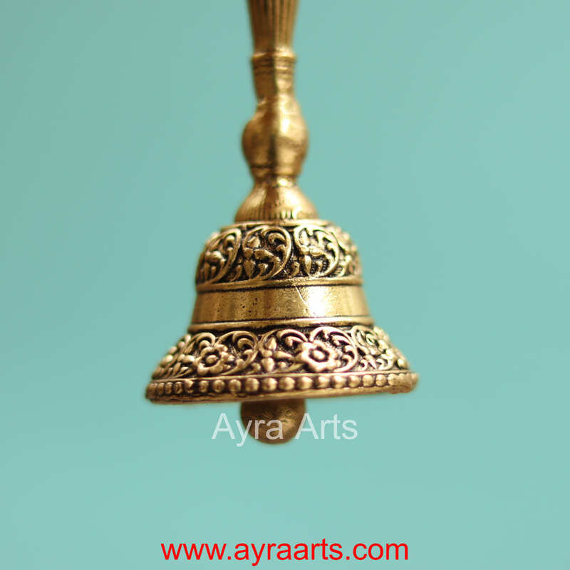 Premium Brass Nandi Bell - 4 Inch Height