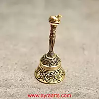 Premium Nandi Bell In Brass - 4 Inch Height
