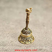 Premium Nandi Bell In Brass - 4 Inch Height