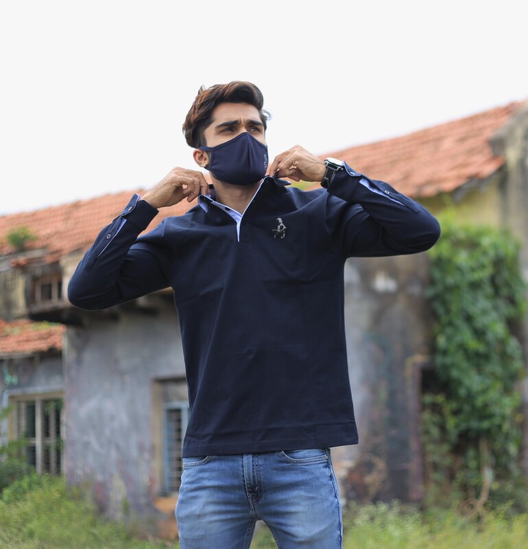 Being Winged -  Polo Shirt (Navy)